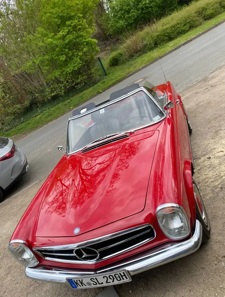 Gebraucht Mercedes 230 150 PS (110 kW) 1965 Rot Cabrio