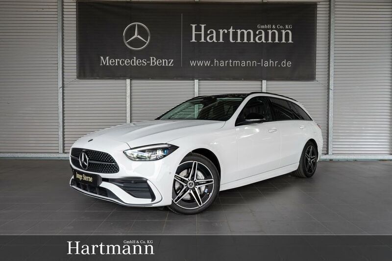 Weiß Gebraucht 2024 Mercedes C300e AMG Limousine | 46.850 € (Superpreis) - Bild 1/4
