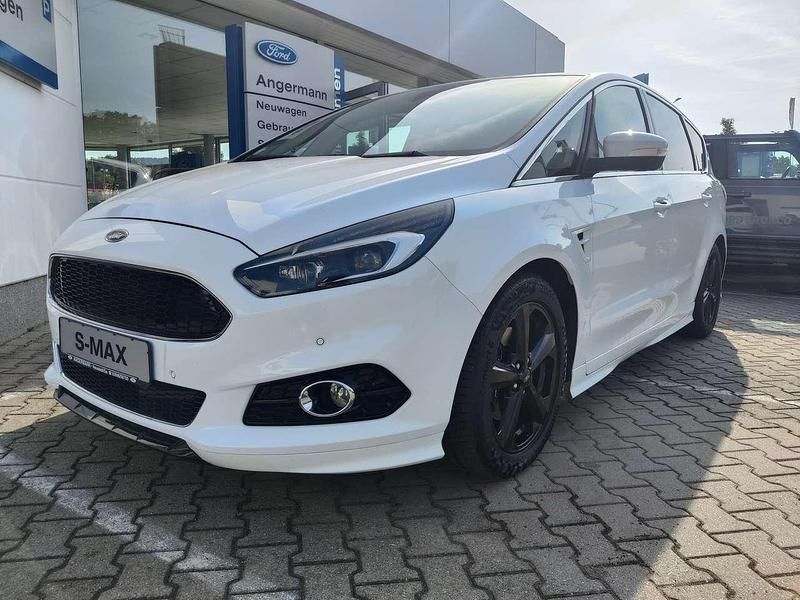 Frozen white Gebraucht 2015 Ford S-MAX Titanium Van / Kleinbus | 15.900 € (Fairer Preis) - Bild 1/4
