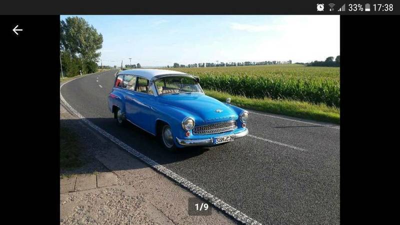 Verkauft Wartburg 311 /9 1000 Rundheck., gebraucht 1963, 63.000 km in  Thüringen - Gebesee