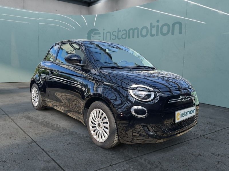 Schwarz Gebraucht 2023 Fiat 500e Limousine | 15.490 € (Superpreis) - Bild 1/3
