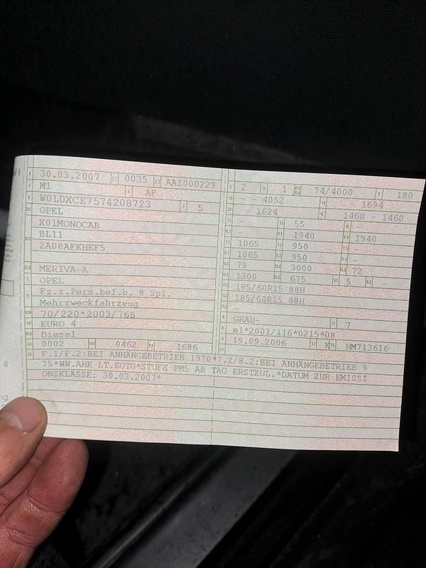 Gebraucht Opel Meriva 101 PS (74 kW) 2007 Silber Van / Kleinbus