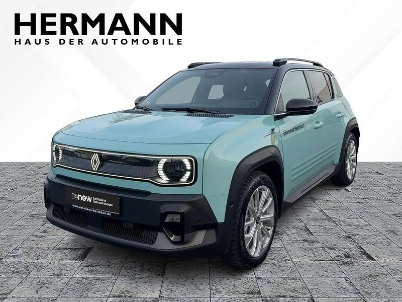 Hautsdefrancegrün, black pe Gebraucht 2025 Renault 4 E-Tech Iconic SUV | 35.310 € (Fairer Preis) - Bild 1/4