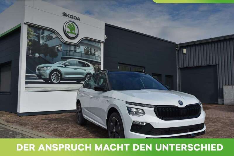 Moonweiss metallic Neu 2025 Skoda Kamiq Monte Carlo SUV | 31.500 € (Etwas zu teuer) - Bild 1/4
