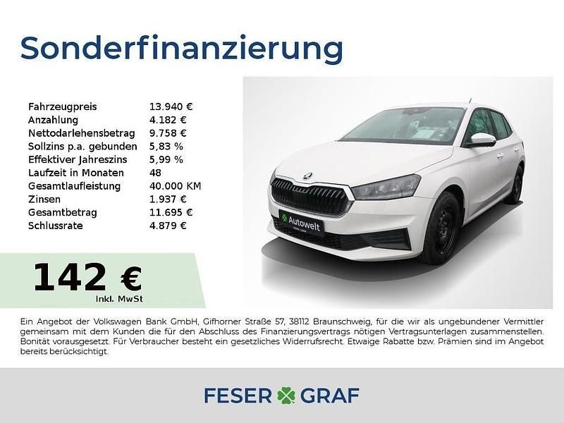 Gebraucht Skoda Fabia Active 95 PS (69 kW) 2023 Candy weiss Limousine