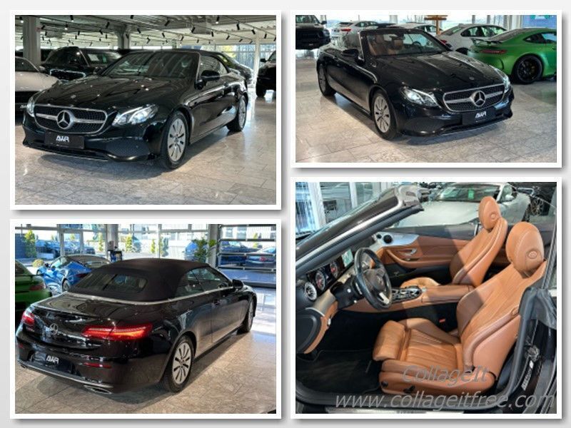 Schwarz Gebraucht 2018 Mercedes E220 Cabrio | 28.980 € (Superpreis) - Bild 1/4