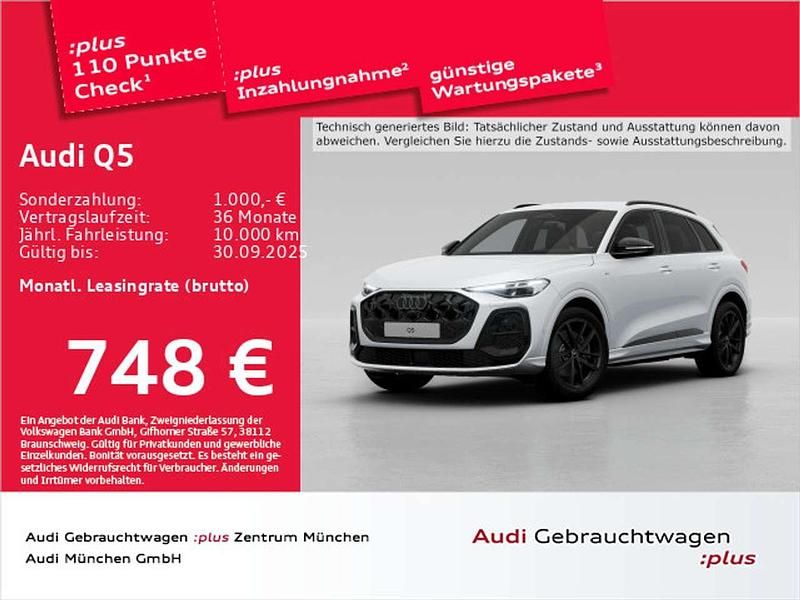 Weiß Gebraucht 2025 Audi Q5 S-Line SUV | 64.991 € (Guter Preis) - Bild 1/2