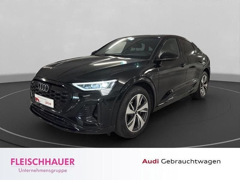 Schwarz Gebraucht 2023 Audi Q8 e-tron S-Line SUV | 60.980 € (Guter Preis) - Bild 1/4