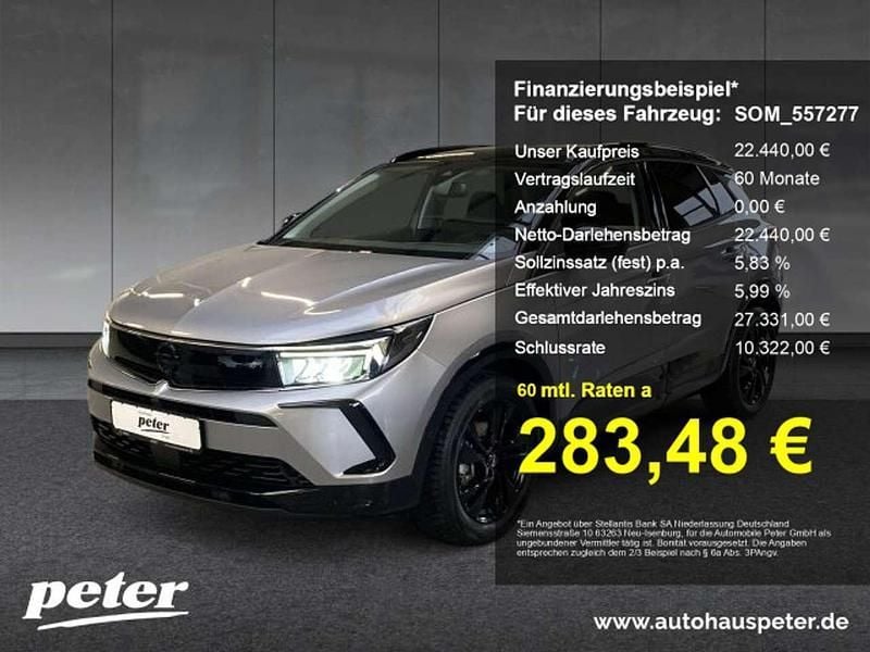 Kontrast grau/quarz silber Gebraucht 2023 Opel Grandland X GS Line SUV | 22.440 € (Guter Preis) - Bild 1/2