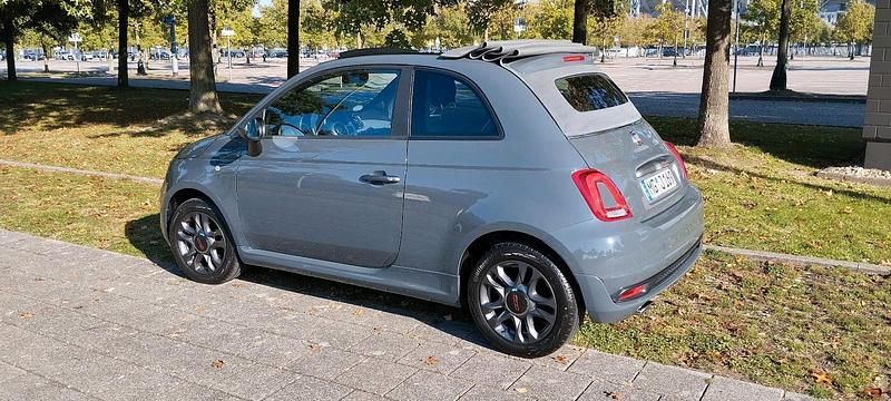 Grau Gebraucht 2019 Fiat 500 Sport Cabrio | 9.900 € (Fairer Preis) - Bild 1/4