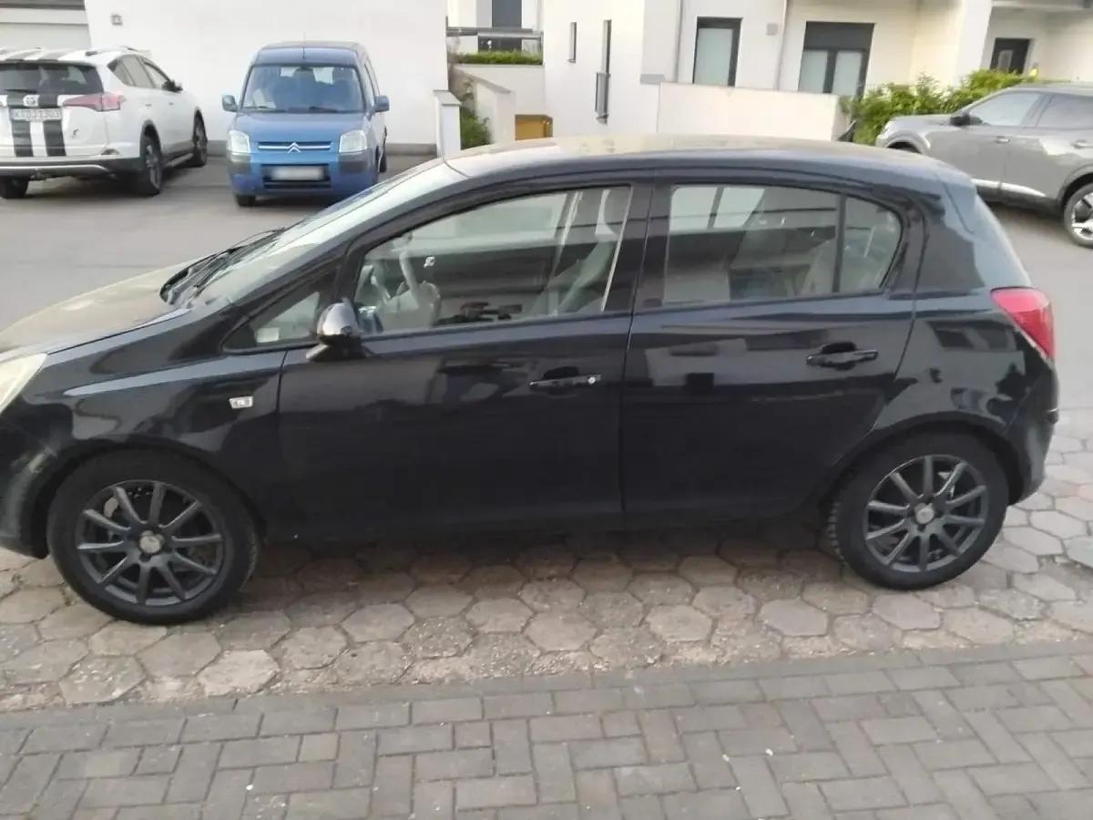 Gebraucht Opel Corsa 2008 Schwarz Kleinwagen