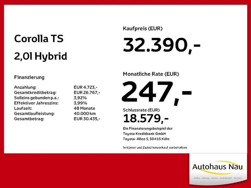 Neu Toyota Corolla 178 PS (130 kW) 2025 Cosmicsilber Kombi