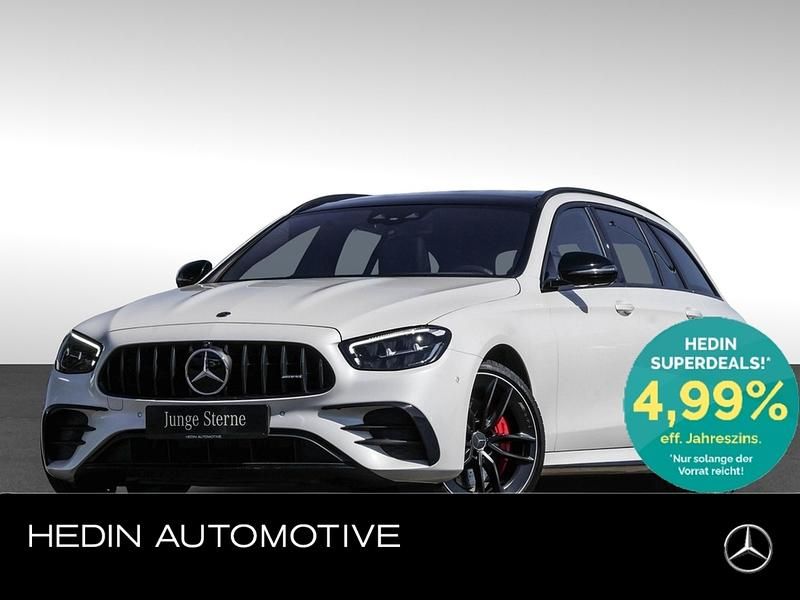 Manufaktur diamantweiß bright Gebraucht 2022 Mercedes E53 AMG AMG Kombi | 46.980 € (Fairer Preis) - Bild 1/4