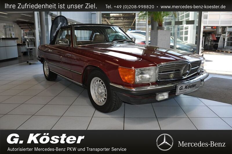 Gebraucht Mercedes SL500 231 PS (169 kW) 1985 Barolorot Cabrio