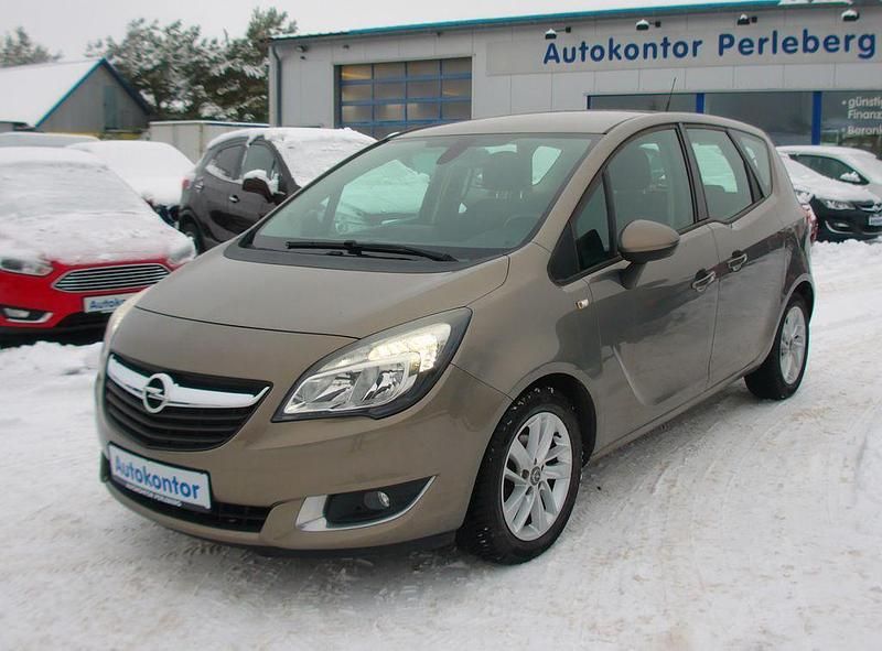 Grau Gebraucht 2016 Opel Meriva drive Van / Kleinbus | 8.499 € (Fairer Preis) - Bild 1/4