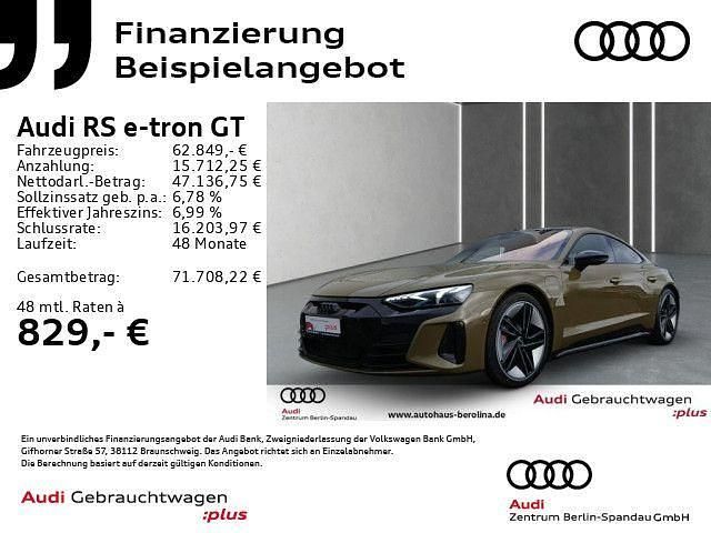 Gebraucht Audi e-tron GT quattro Sport 439 kW (598 PS) 2022 Grün Limousine