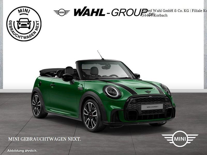 Grün Gebraucht 2022 Mini John Cooper Works Cabriolet Cabrio | 32.890 € (Etwas zu teuer) - Bild 1/4