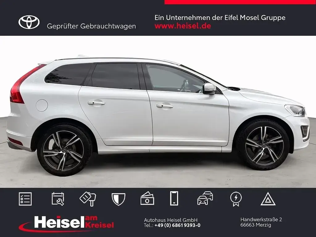 Gebraucht Volvo XC60 R-Design 220 PS (161 kW) 2017 Weiß SUV