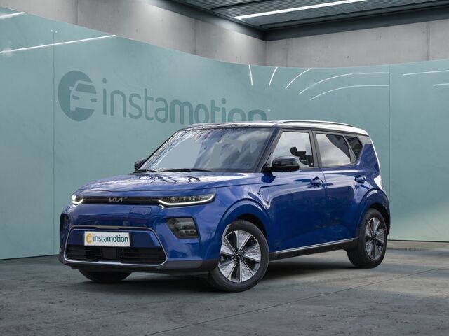 Blau Gebraucht 2024 Kia Soul EV Inspiration SUV | 36.430 € (Etwas zu teuer) - Bild 1/2