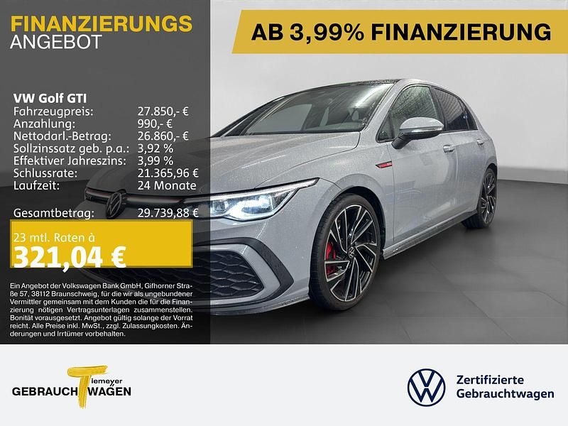 Grau Gebraucht 2022 VW Golf VIII GTI | 27.450 € (Fairer Preis) - Bild 1/4