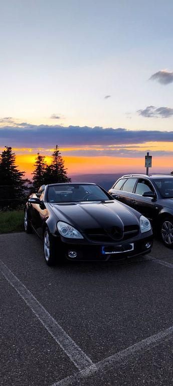 Gebraucht Mercedes SLK200 163 PS (119 kW) 2004 Schwarz Cabrio
