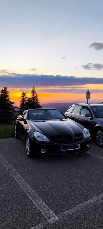 Schwarz Gebraucht 2004 Mercedes SLK200 Cabrio | 5.399 € (Teuer) - Bild 1/4