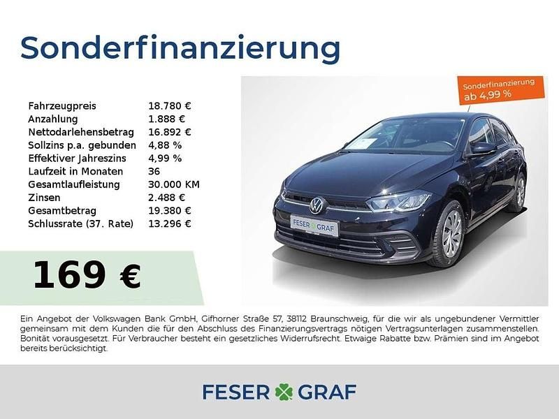 Deep black perleffekt Gebraucht 2022 VW Polo Life Limousine | 18.780 € (Guter Preis) - Bild 1/4