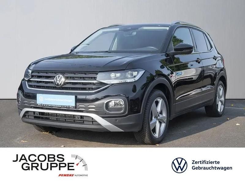 Schwarz Gebraucht 2021 VW T-Cross Style SUV | 21.330 € (Fairer Preis) - Bild 1/3
