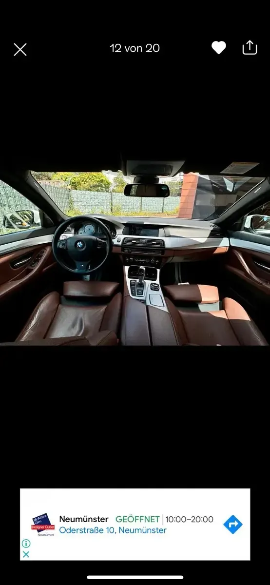 Gebraucht BMW 520 258 PS (189 kW) 2012 Weiß Kombi