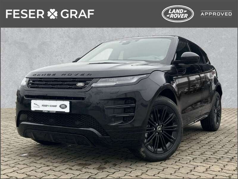 Schwarz Gebraucht 2024 Land Rover Range Rover evoque Black Edition SUV | 52.850 € (Fairer Preis) - Bild 1/4