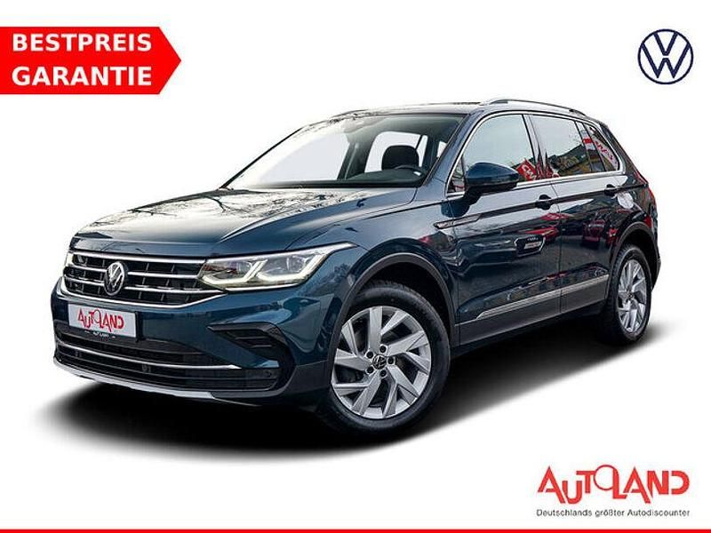 Blau Gebraucht 2021 VW Tiguan SUV | 27.950 € (Guter Preis) - Bild 1/4