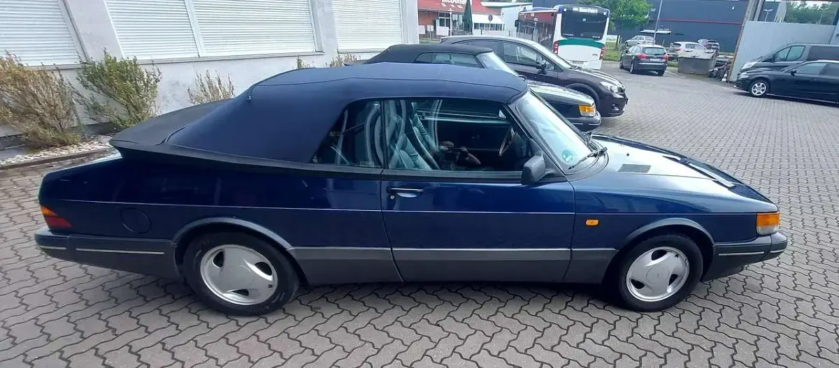 Gebraucht Saab 900 Cabriolet 170 PS (125 kW) 1993 Blau Cabrio