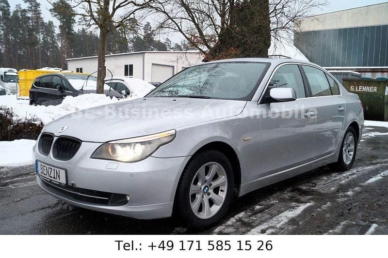 Silber Gebraucht 2008 BMW 523 Advantage Limousine | 3.499 € (Superpreis) - Bild 1/4