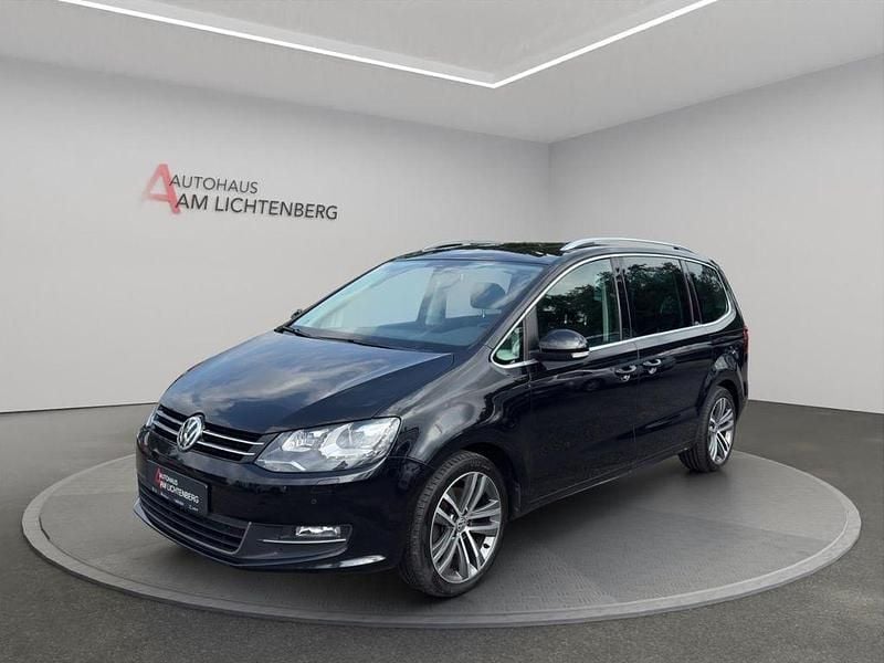 Schwarz Gebraucht 2016 VW Sharan Highline Van / Kleinbus | 18.430 € (Etwas zu teuer) - Bild 1/4