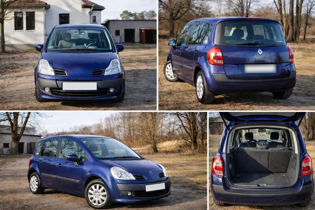 Second-hand Renault Modus 75 CP (55 kW) 2008 Albastru Monovolum