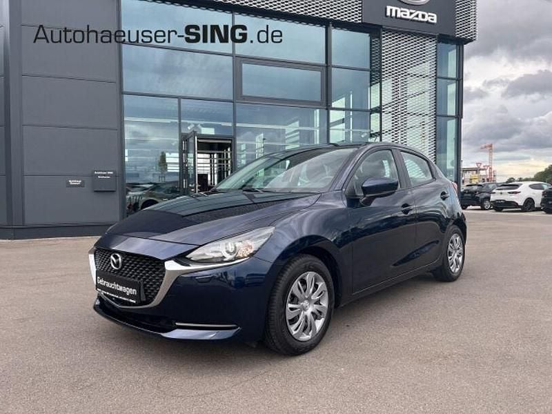 Blau Gebraucht 2023 Mazda 2 Center-Line Limousine | 15.390 € (Guter Preis) - Bild 1/4