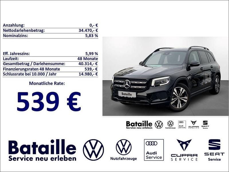 Schwarz Gebraucht 2023 Mercedes GLB200 Progressive SUV | 33.970 € (Guter Preis) - Bild 1/4