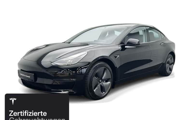 Schwarz Gebraucht 2021 Tesla Model 3 Long Range RWD Limousine | 26.800 € (Fairer Preis) - Bild 1/4