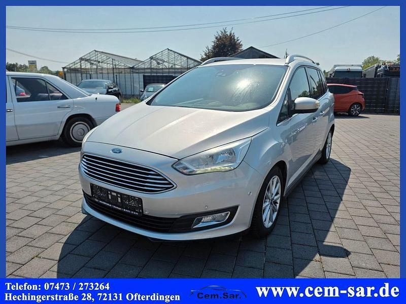 Gebraucht Ford Grand C-Max Titanium 125 PS (91 kW) 2016 Silber Van / Kleinbus