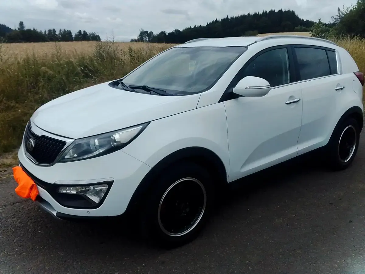 Gebraucht Kia Sportage 136 PS (100 kW) 2015 Weiß SUV