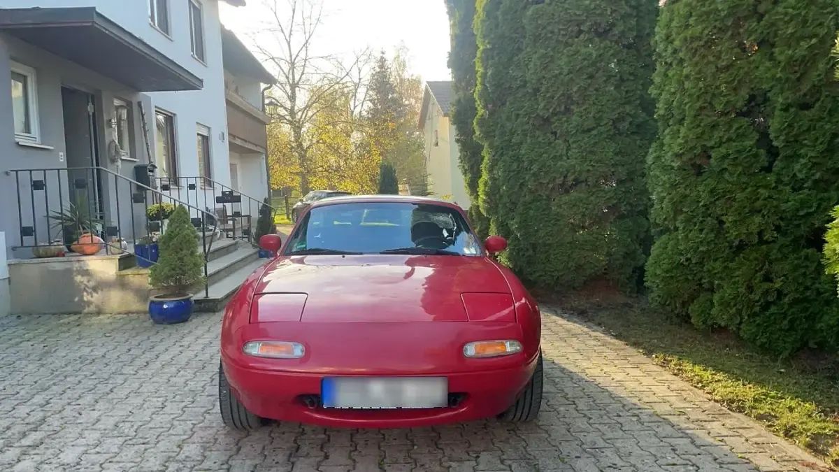 Gebraucht Mazda MX5 115 PS (84 kW) 1990 Rot Cabrio