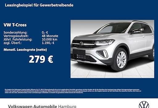 Neu VW T-Cross Life 116 PS (85 kW) 2025 Silber SUV