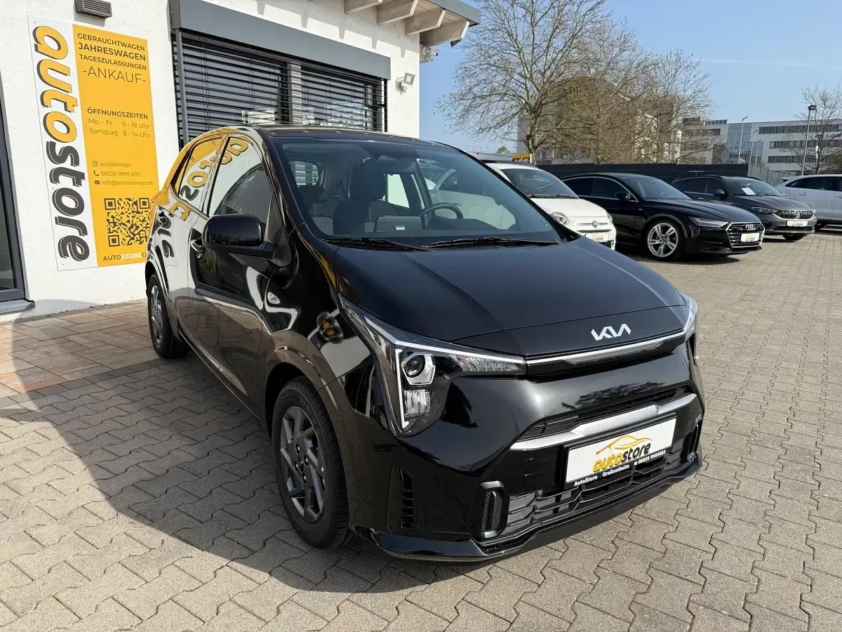 Neu Kia Picanto Vision 63 PS (46 kW) 2025 Schwarz Kleinwagen