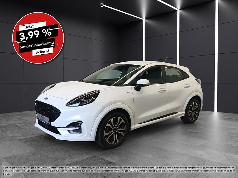 Frostweiß Gebraucht 2020 Ford Puma Gen-E ST-Line SUV | 15.840 € (Guter Preis) - Bild 1/4