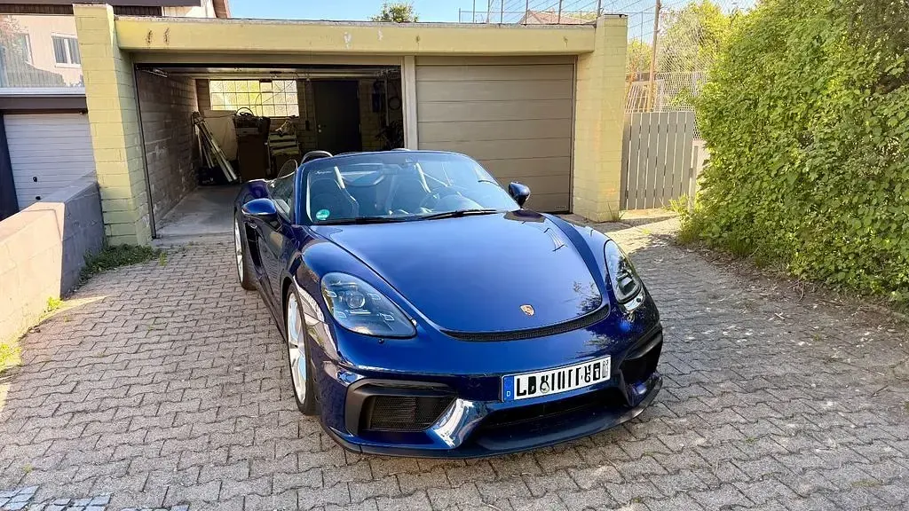 Gebraucht Porsche 718 Spyder 420 PS (308 kW) 2022 Blau Cabrio