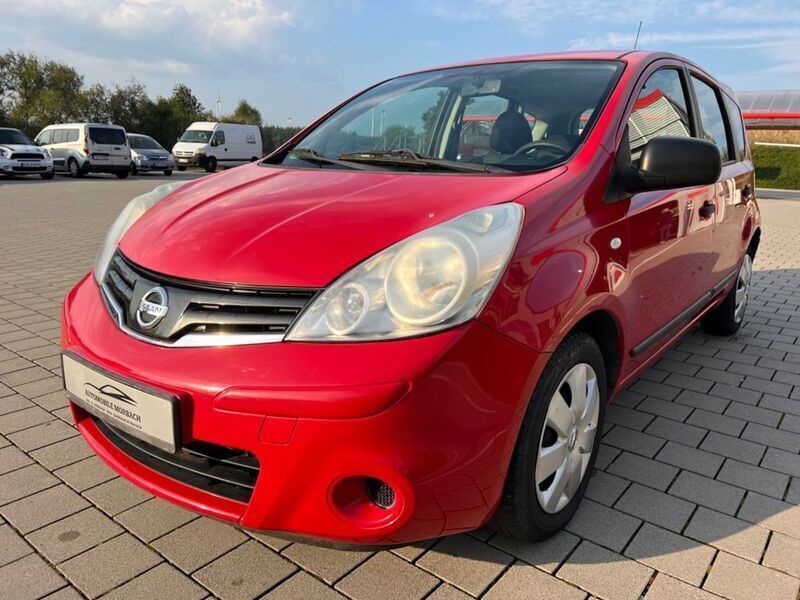 Gebraucht Nissan Note Visia 90 PS (66 kW) 2012 Rot Van / Kleinbus