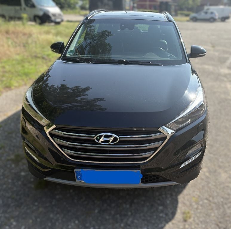 Schwarz Gebraucht 2018 Hyundai Tucson Premium SUV | 16.900 € (Guter Preis) - Bild 1/4