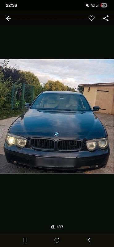 Schwarz Gebraucht 2004 BMW 730 Limousine | 2.199 € (Guter Preis) - Bild 1/4