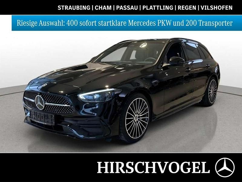 Metalliclack obsidianschwarz Gebraucht 2026 Mercedes C200 AMG line Kombi | 47.840 € (Teuer) - Bild 1/4