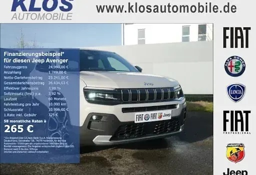 Ny Jeep Avenger Summit 100 HK (73 kW) 2026 Beige SUV